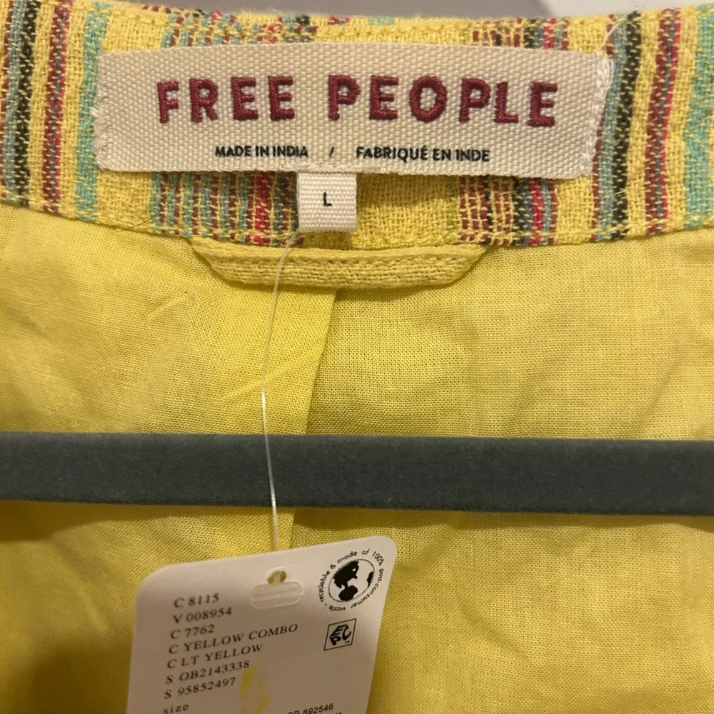 NWT Kantha Free People Multicolor Striped Jacket - Picture 6 of 16